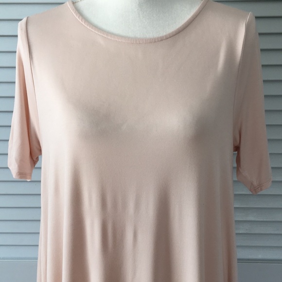 Agnes & Dora Light Pink Tunic with Ruffle Hem - Picture 3 of 6